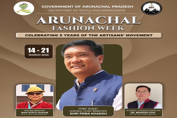 Arunachal Fashion Week 2026 to focus indigenous textiles
