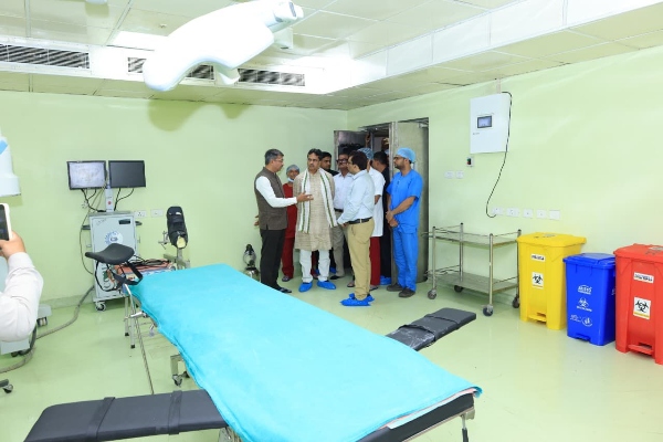 Development of health infrastructure is important: CM