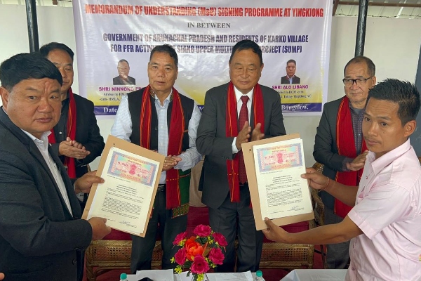 MoU Signing Programme Held at Yingkiong 