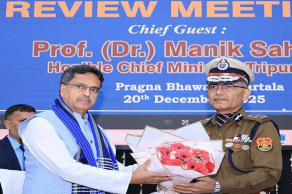 Significant decrease in crime rates in Tripura from 2023