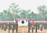 The Indian Army and the Maldives National Defence Force
