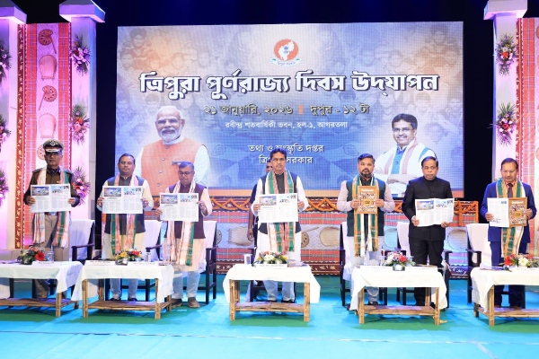 Tripura CM graces central statehood day celebration